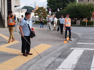 図２　京王線北野駅での実証実験の様子